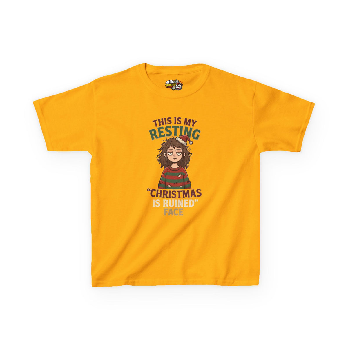 "Christmas Is Ruined" Kids Tee