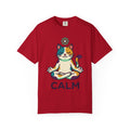 "Cat CALM" Unisex Garment-Dyed Tee