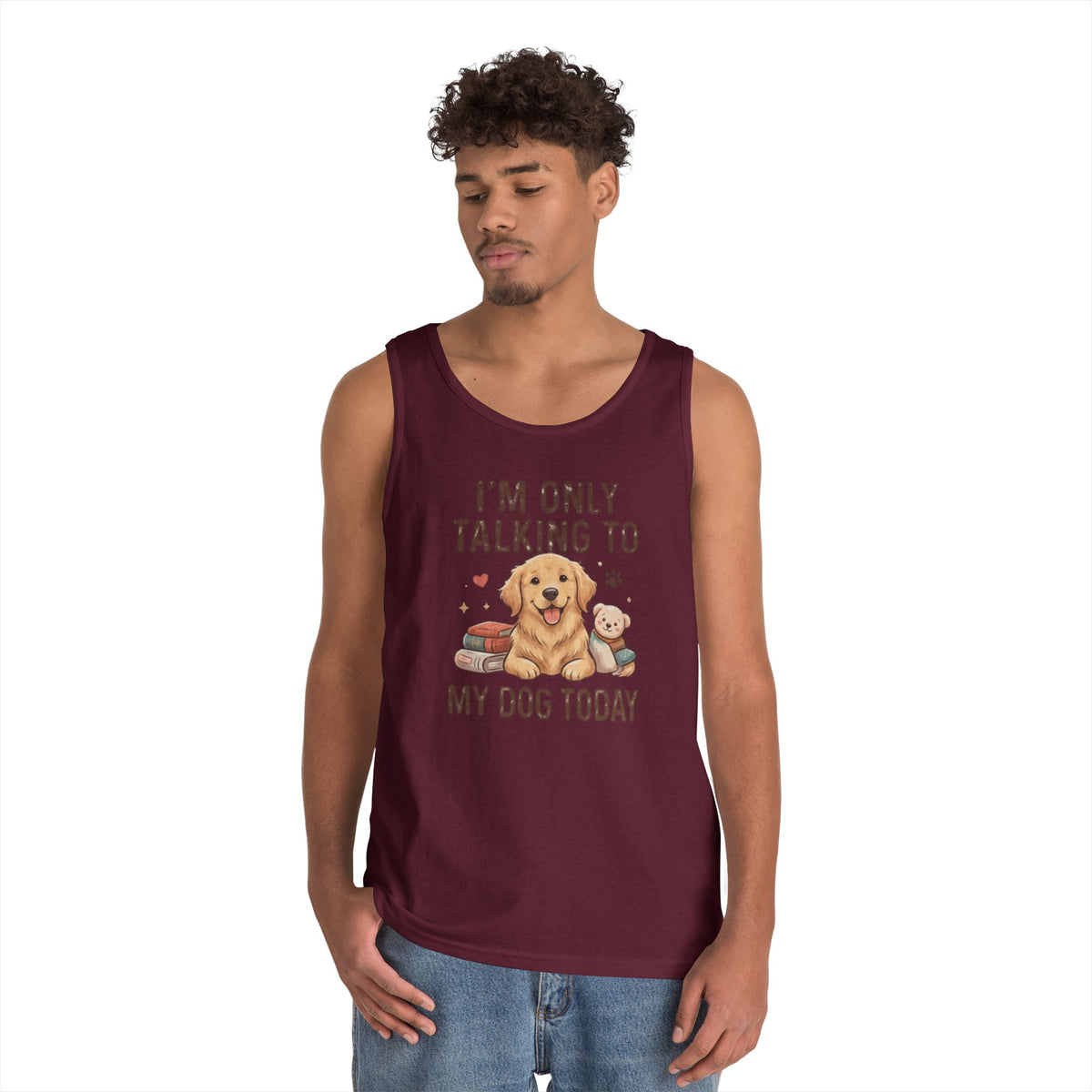 "I'm Only Talking To My Dog Today" Tank Top