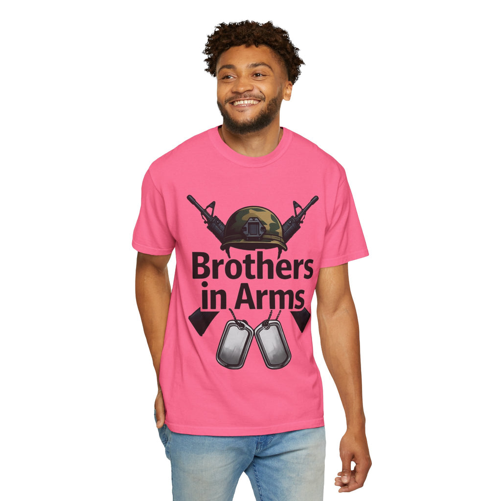"Brothers in Arms" Unisex Garment-Dyed T-shirt