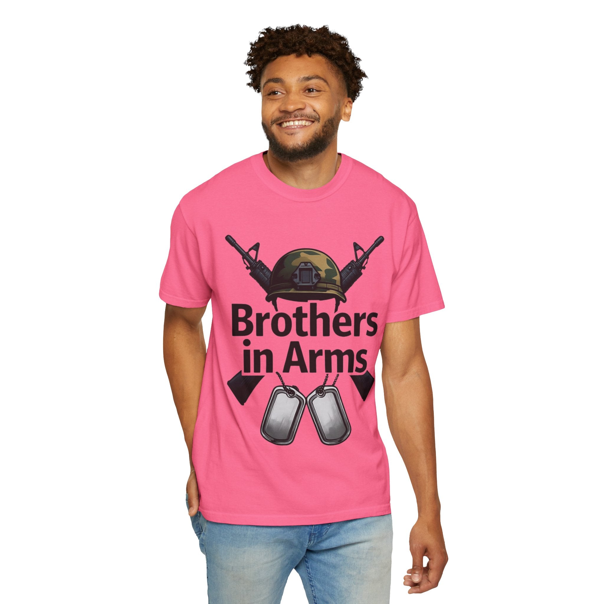 "Brothers in Arms" Unisex Garment-Dyed T-shirt