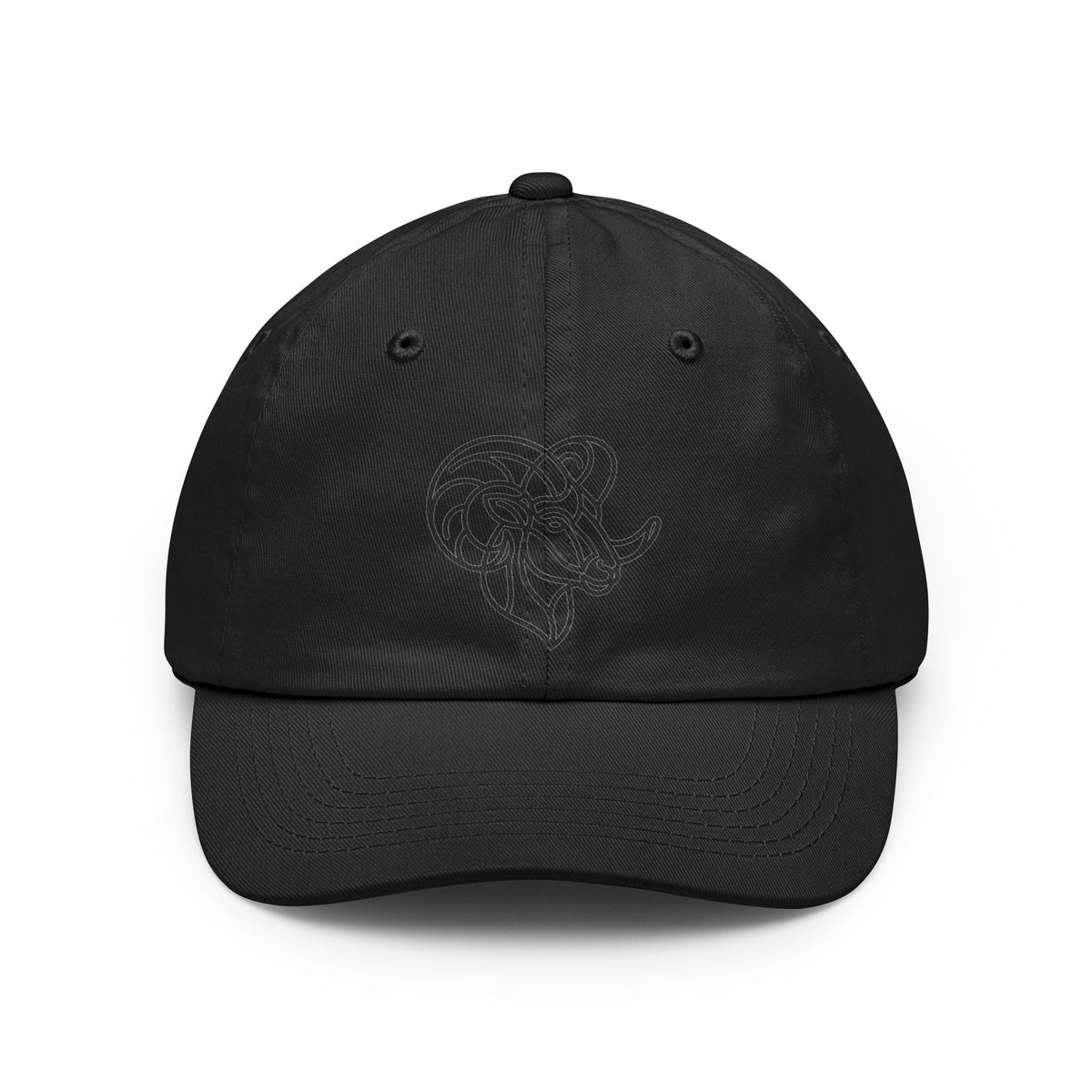 Color: Black | Aries The Minimalist Ram Dad Hat