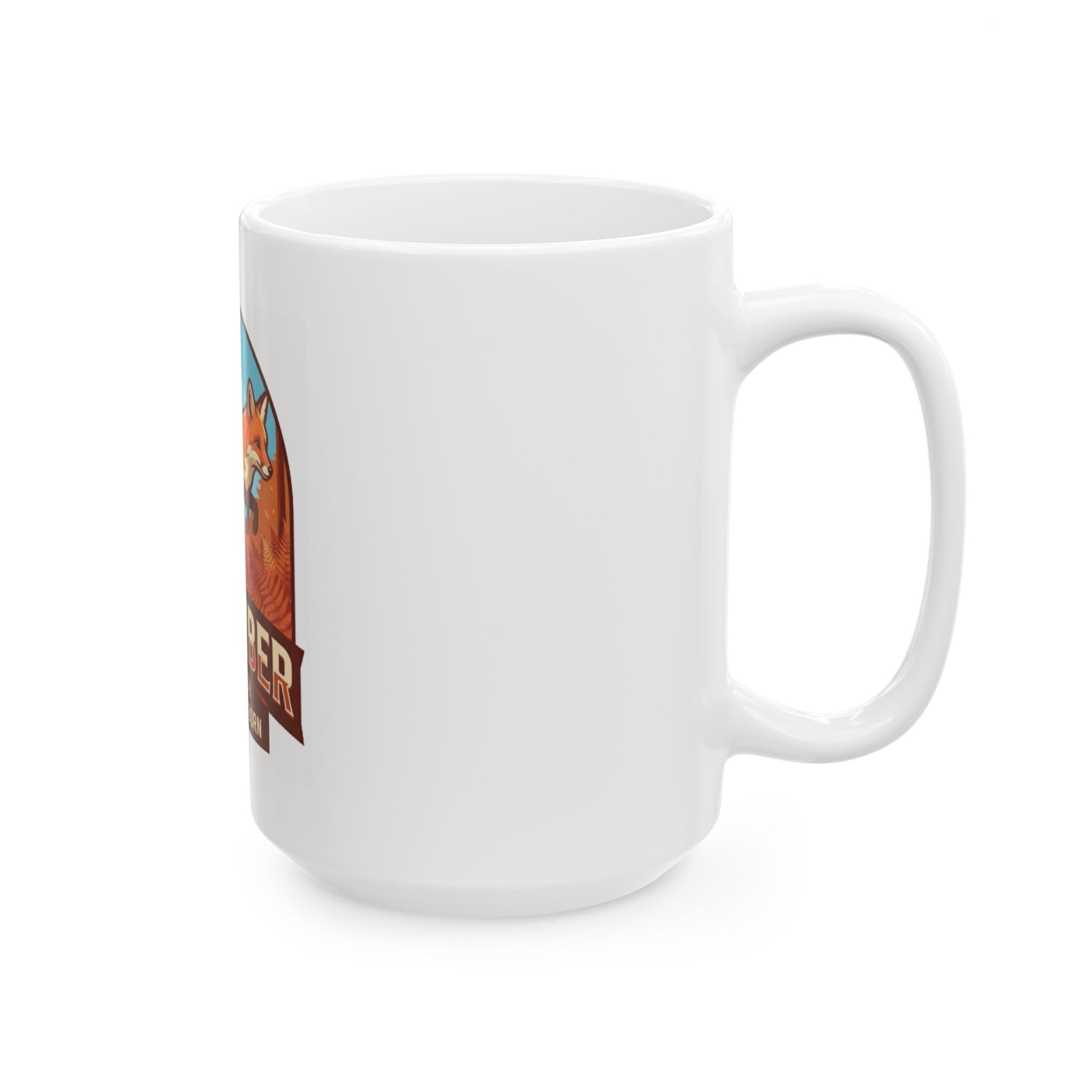 "November Legend" White Ceramic Mug