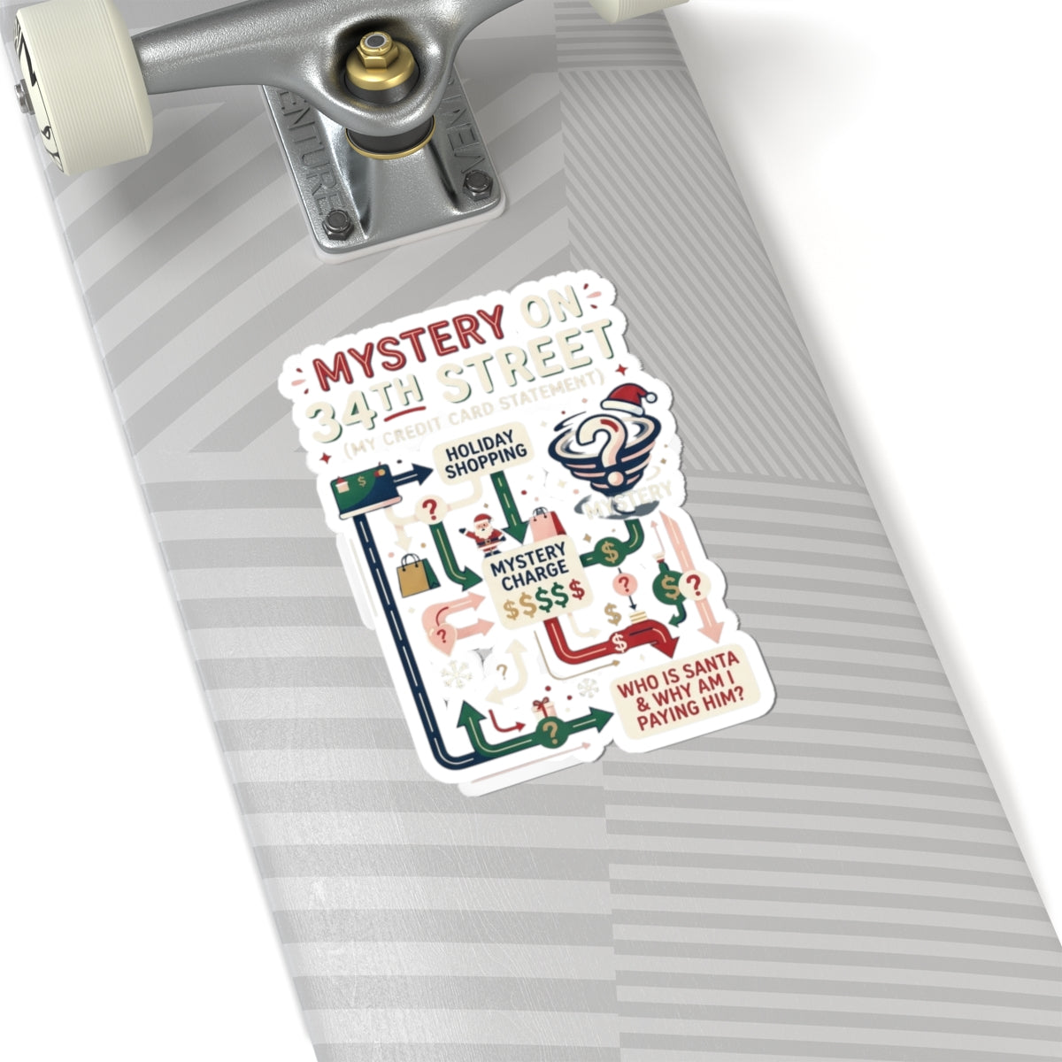 "Mystery On 34th Street" Sticker — Main