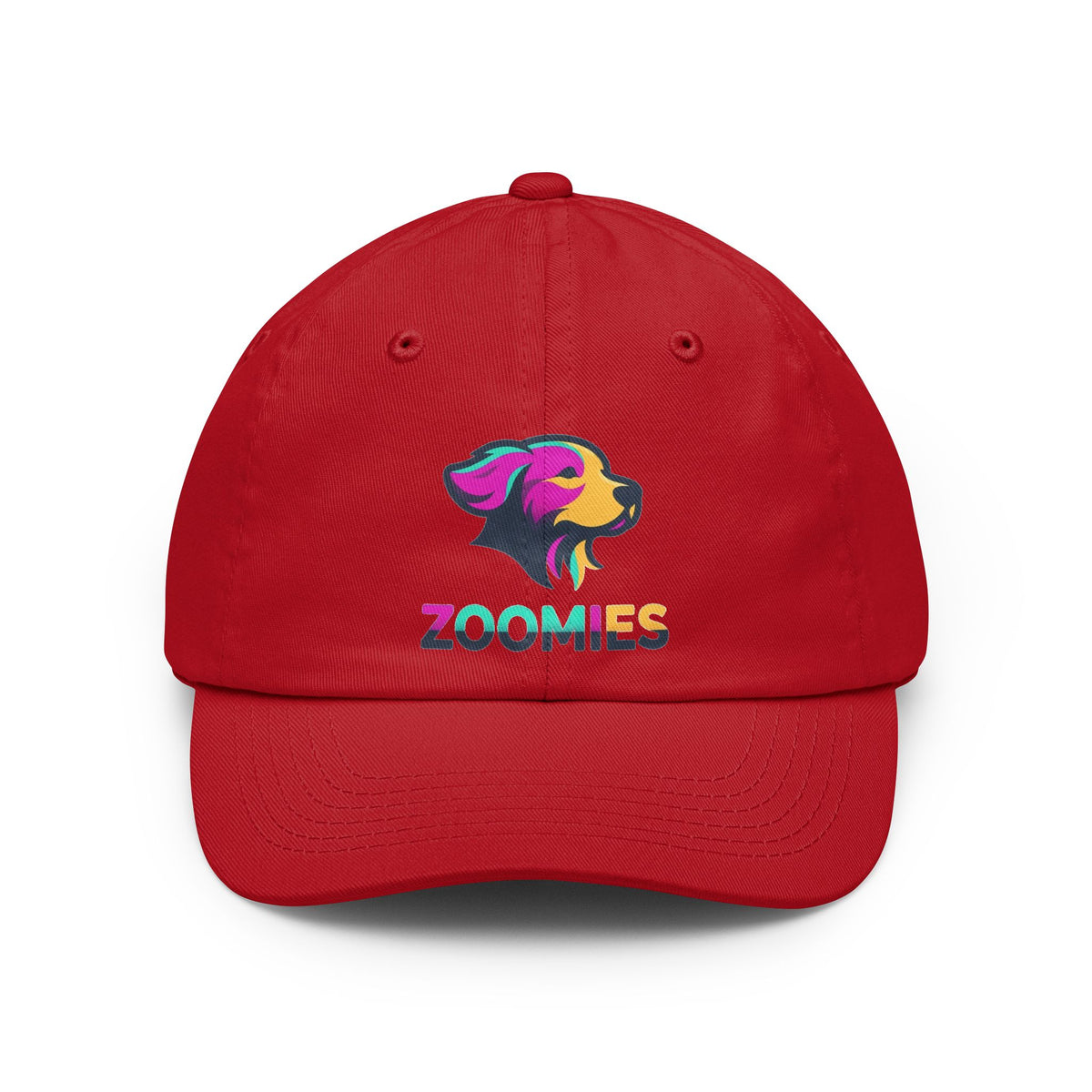 Color: Red | Professional Zoomie Expert Dad Hat — Graphic