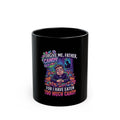 "Forgive Me Father Too Much Candy" Black Ceramic Mug