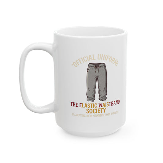 "Offical Thanksgiving Uniform" White Ceramic Mug