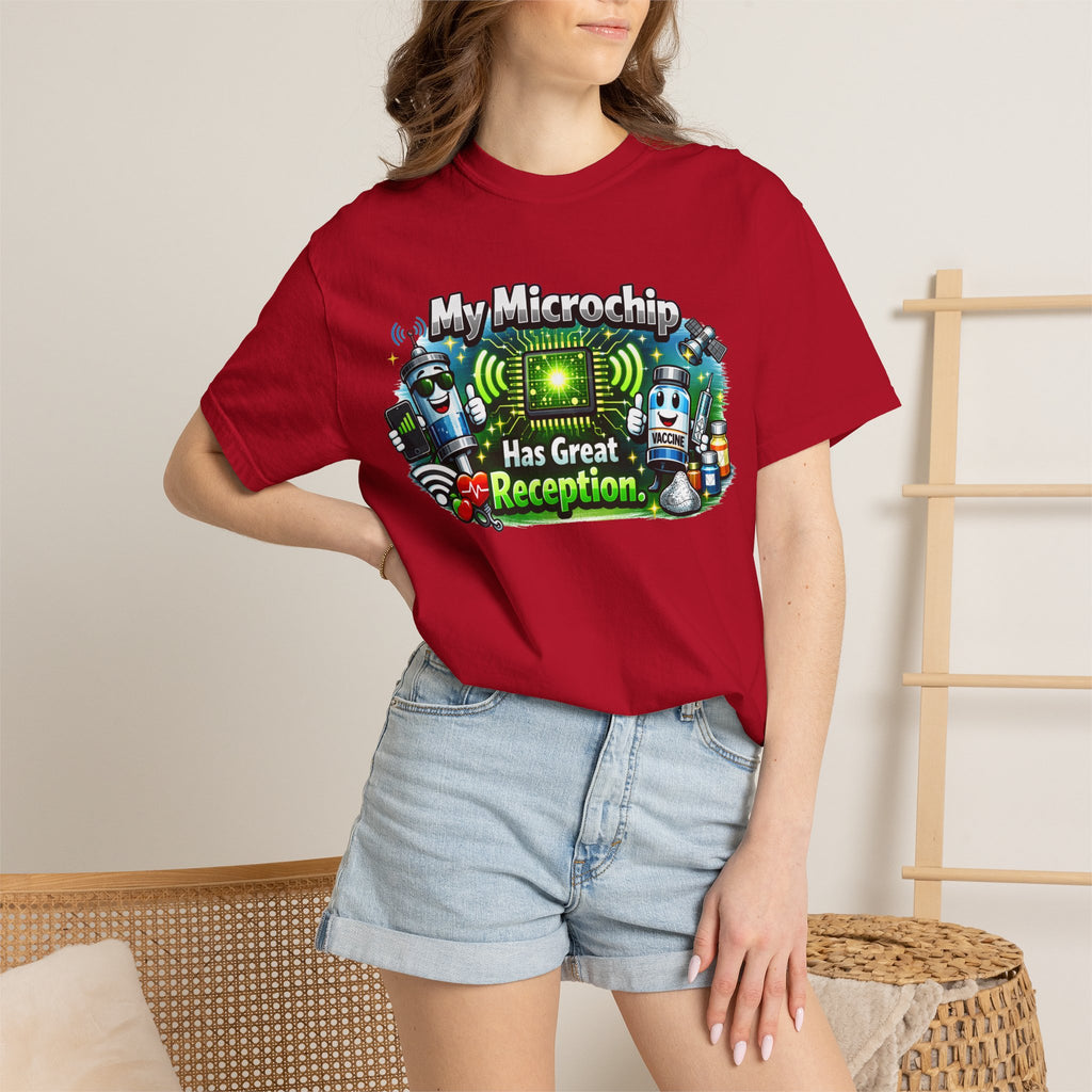 Great Reception Microchip | Garment-Dyed Tee — AttitudeShirts