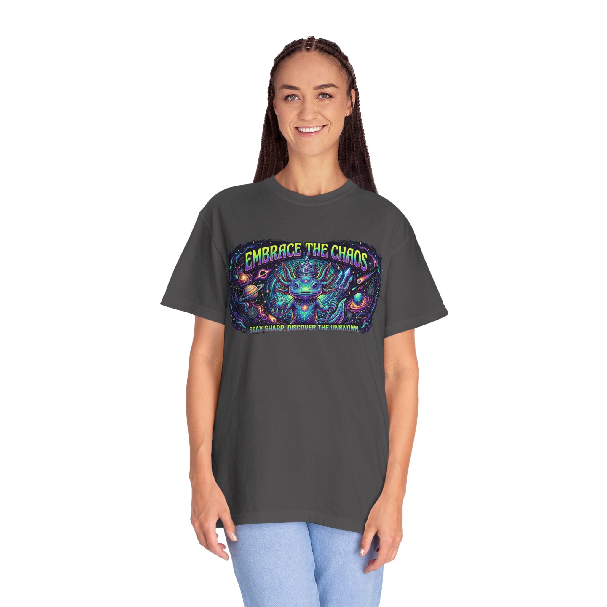 "Embrace the Chaos" Unisex Garment-Dyed Tee