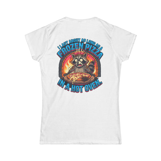 Color: White | Frozen Pizza in a Hot Oven Women's Tee