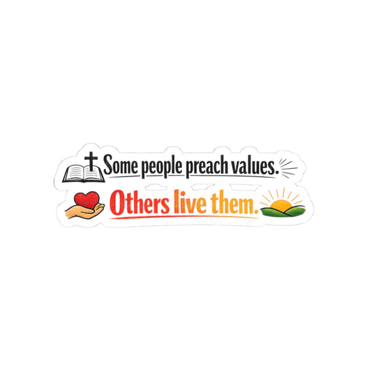 Actually Live It | Kiss-Cut Sticker — AttitudeShirts