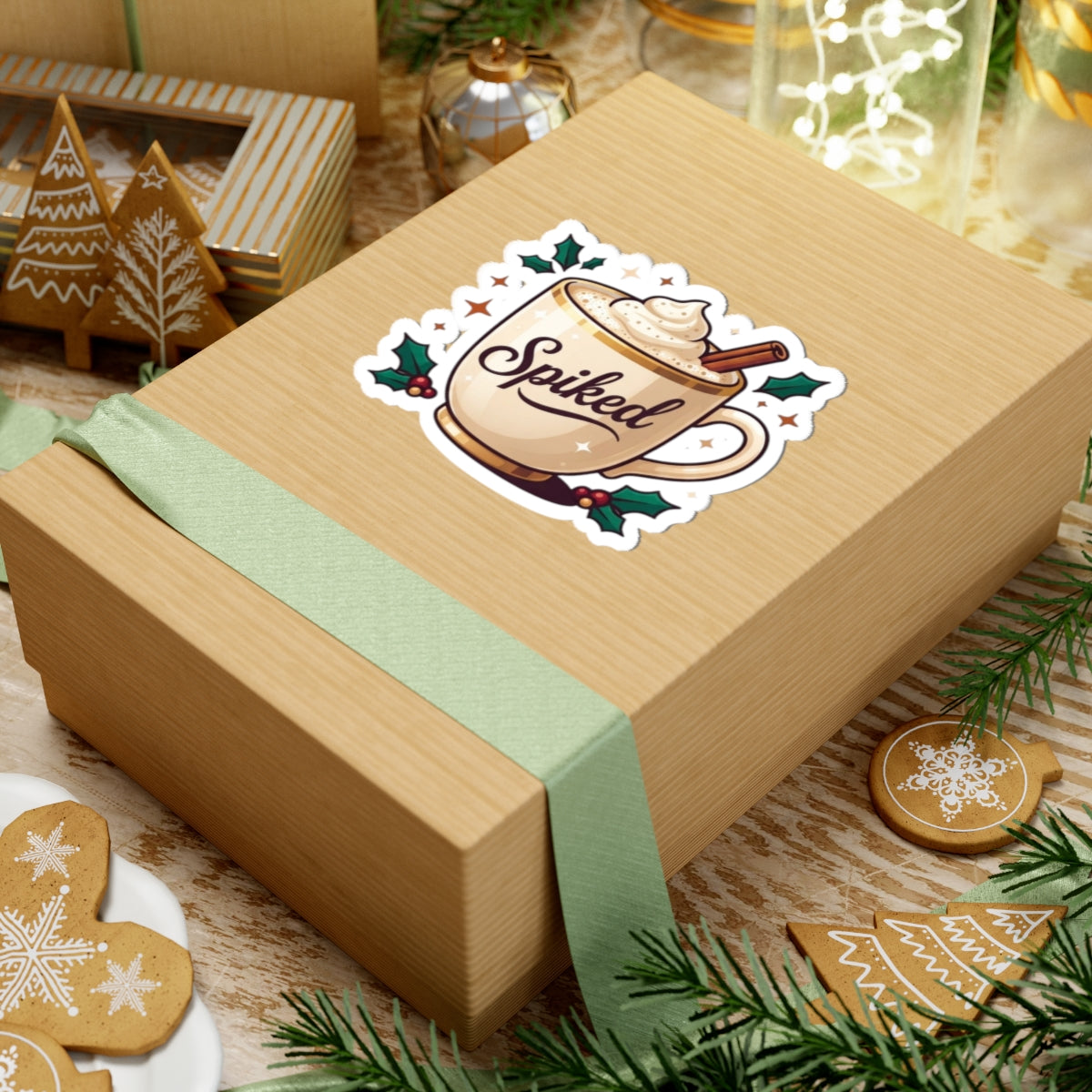"Spiked Eggnog" Sticker