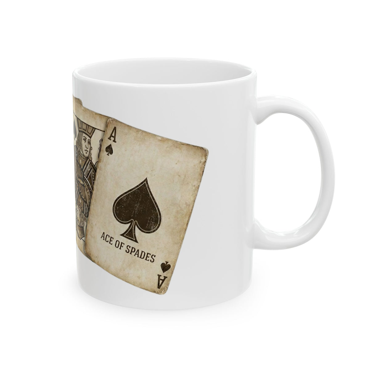 "Strip Poker Professional" White Ceramic Mug — Graphic
