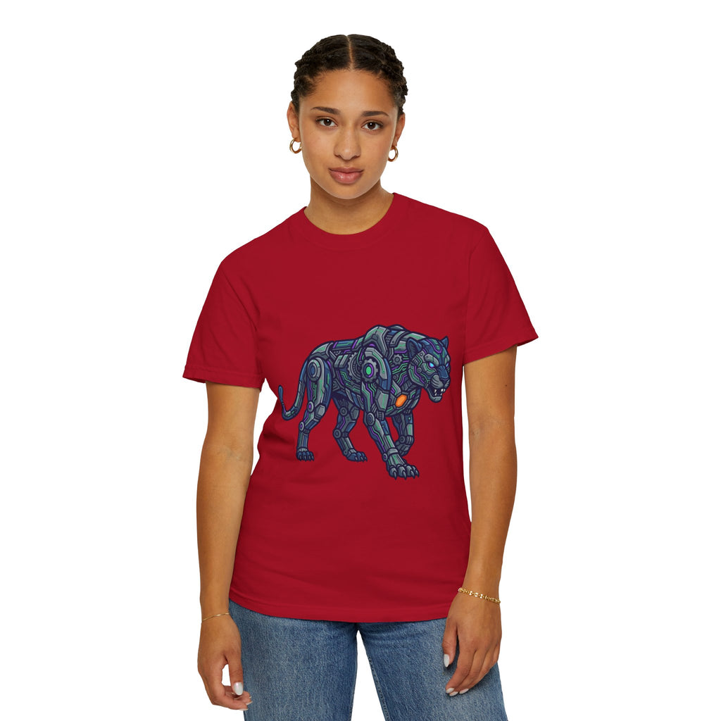 "Cyber Panther" Unisex Garment-Dyed Tee