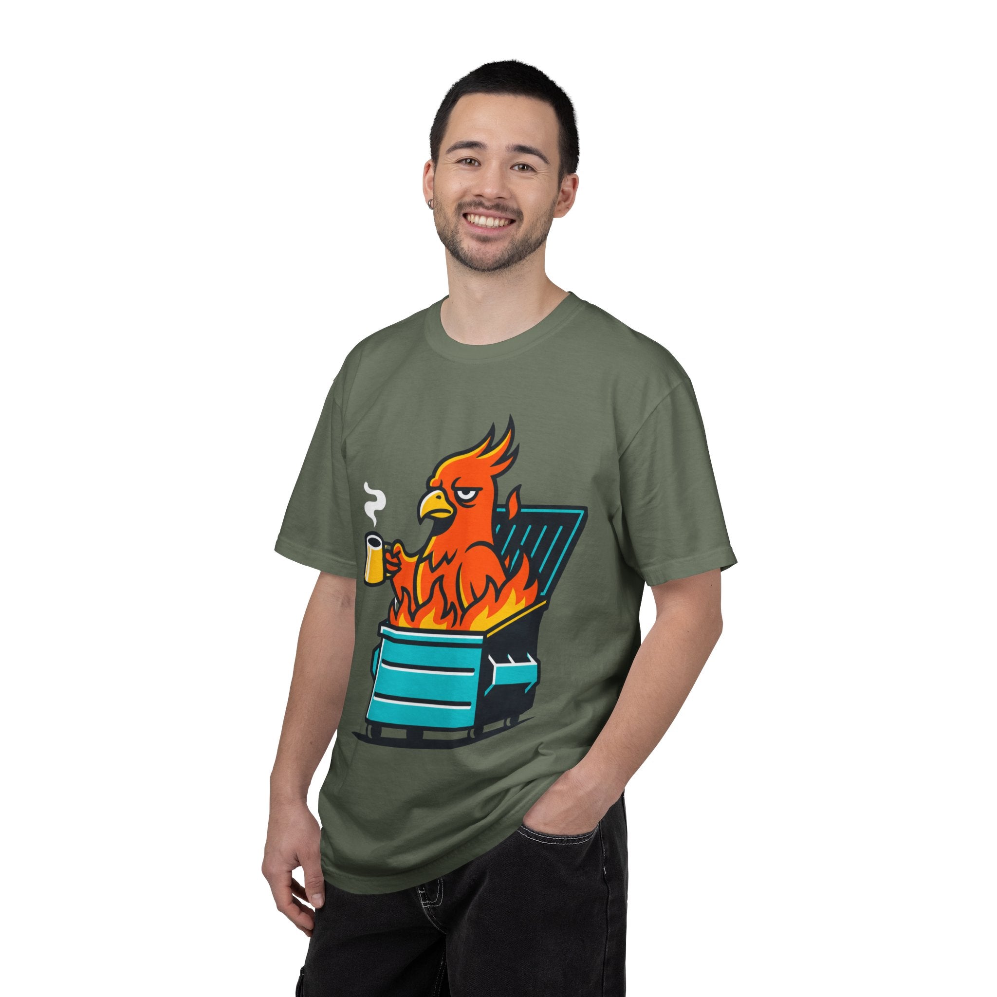 "Dumpster Fire" Unisex Garment-Dyed Tee