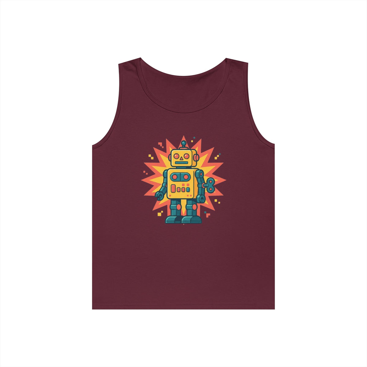 Color: Maroon | Toy Robot Tank Top