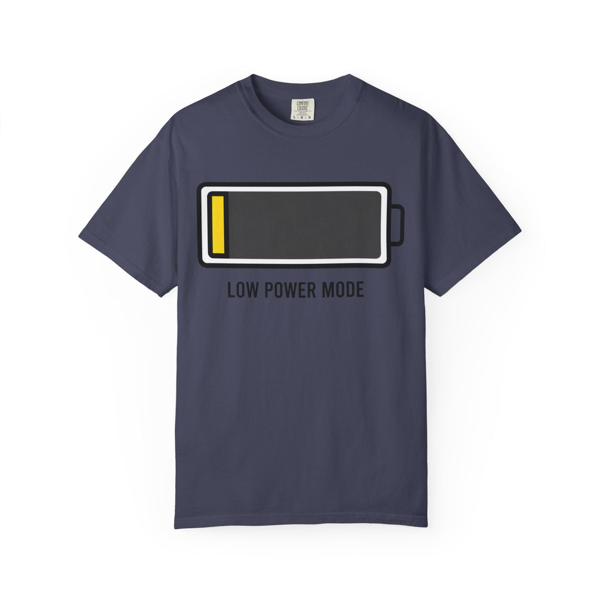 Color: Denim | Low Power Mode Unisex Garment-Dyed Tee
