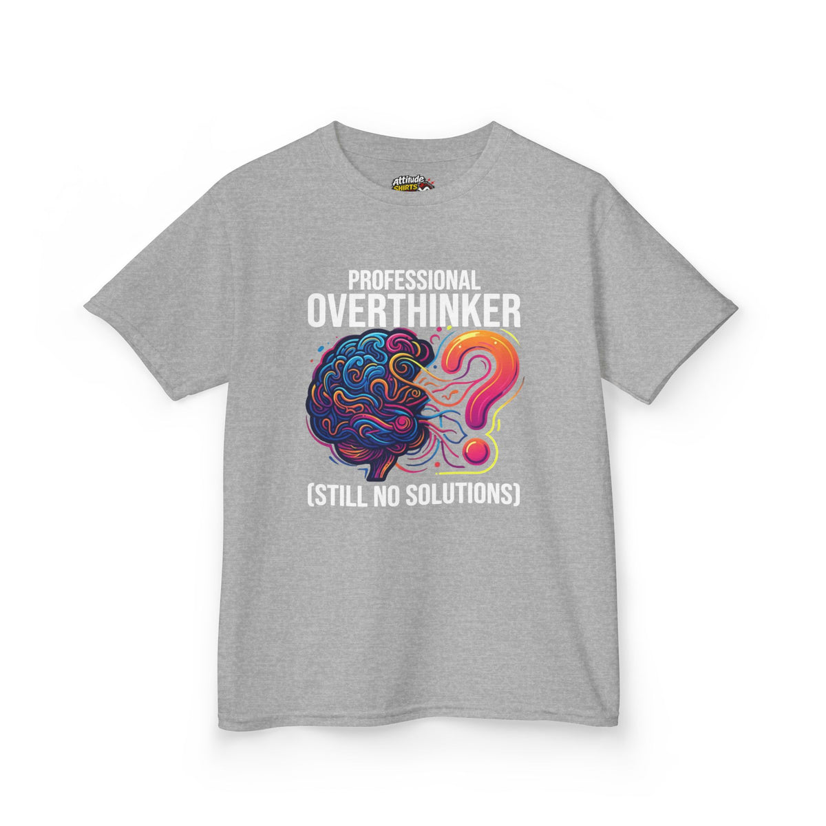 Color: Sport Grey | Professional Overthinker Kids Tee