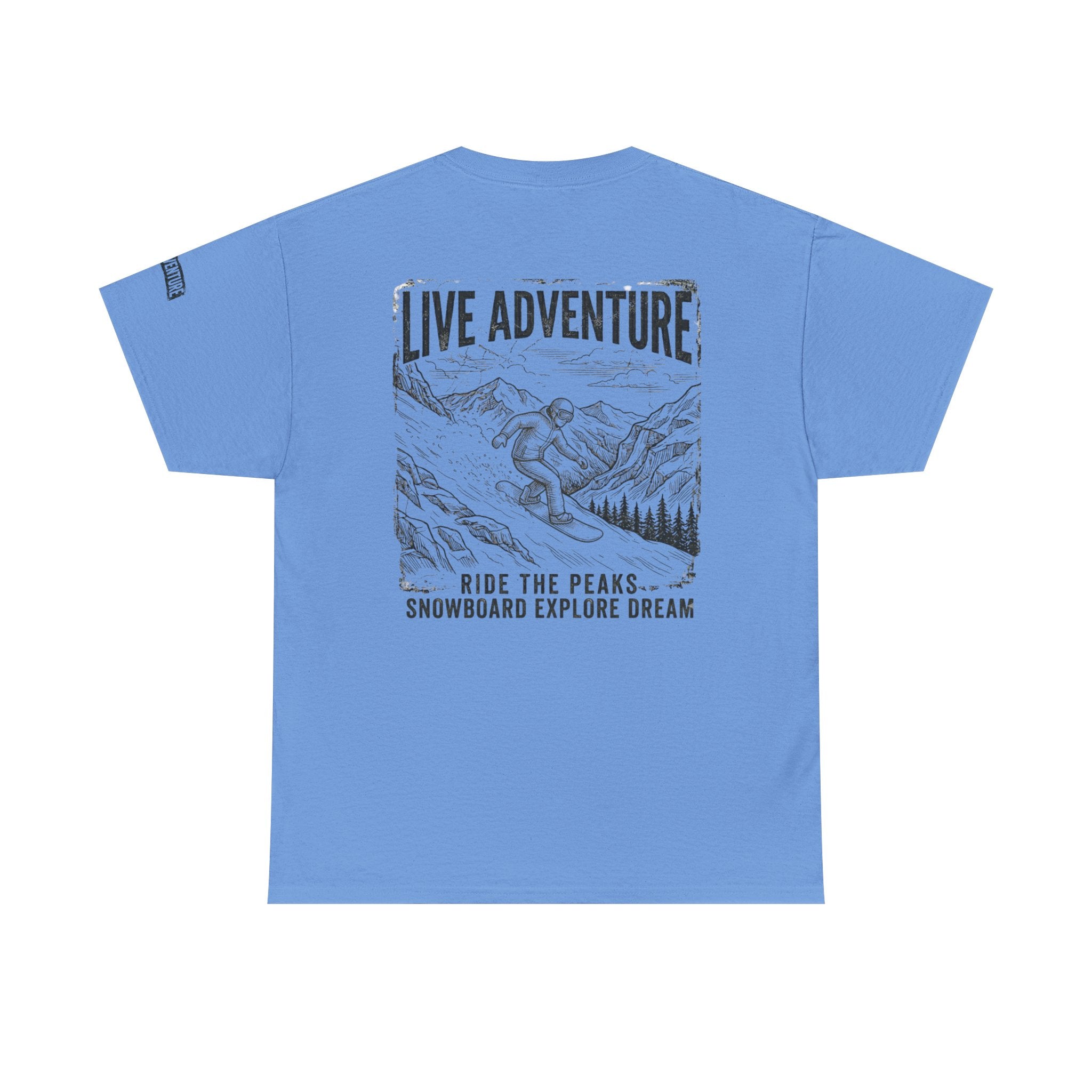 "Live Adventure - Snowboard" Premium Graphic Tee
