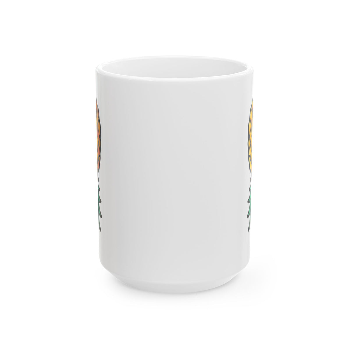 "Good Eating" White Ceramic Mug — Graphic