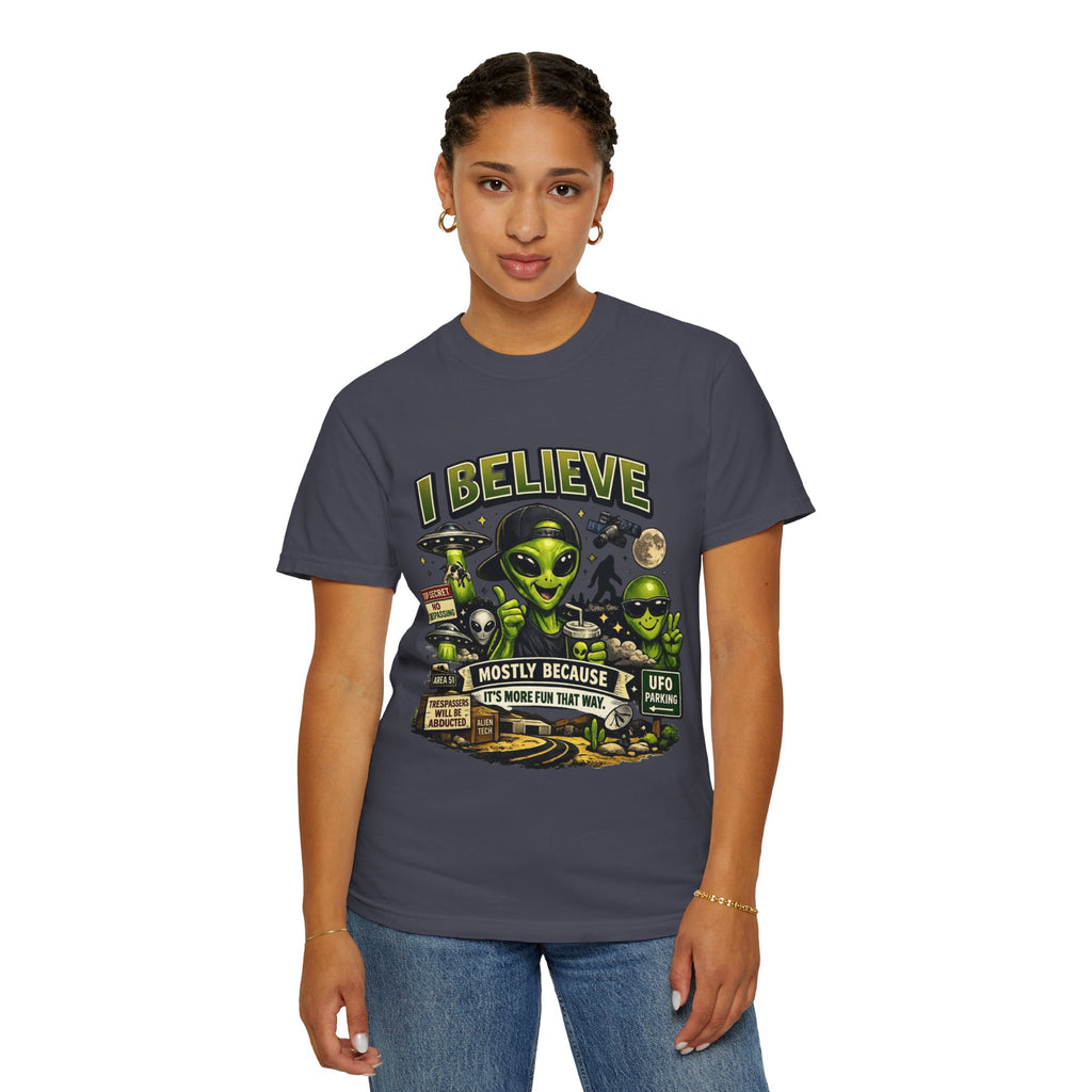 "I Believe" Unisex Garment-Dyed Tee