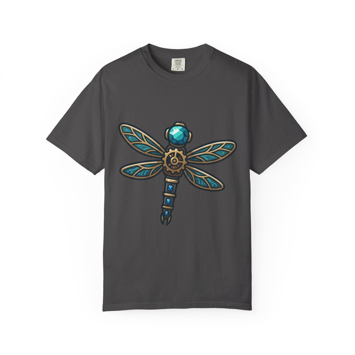 Color: Graphite | Dragonfly Unisex Garment-Dyed Tee