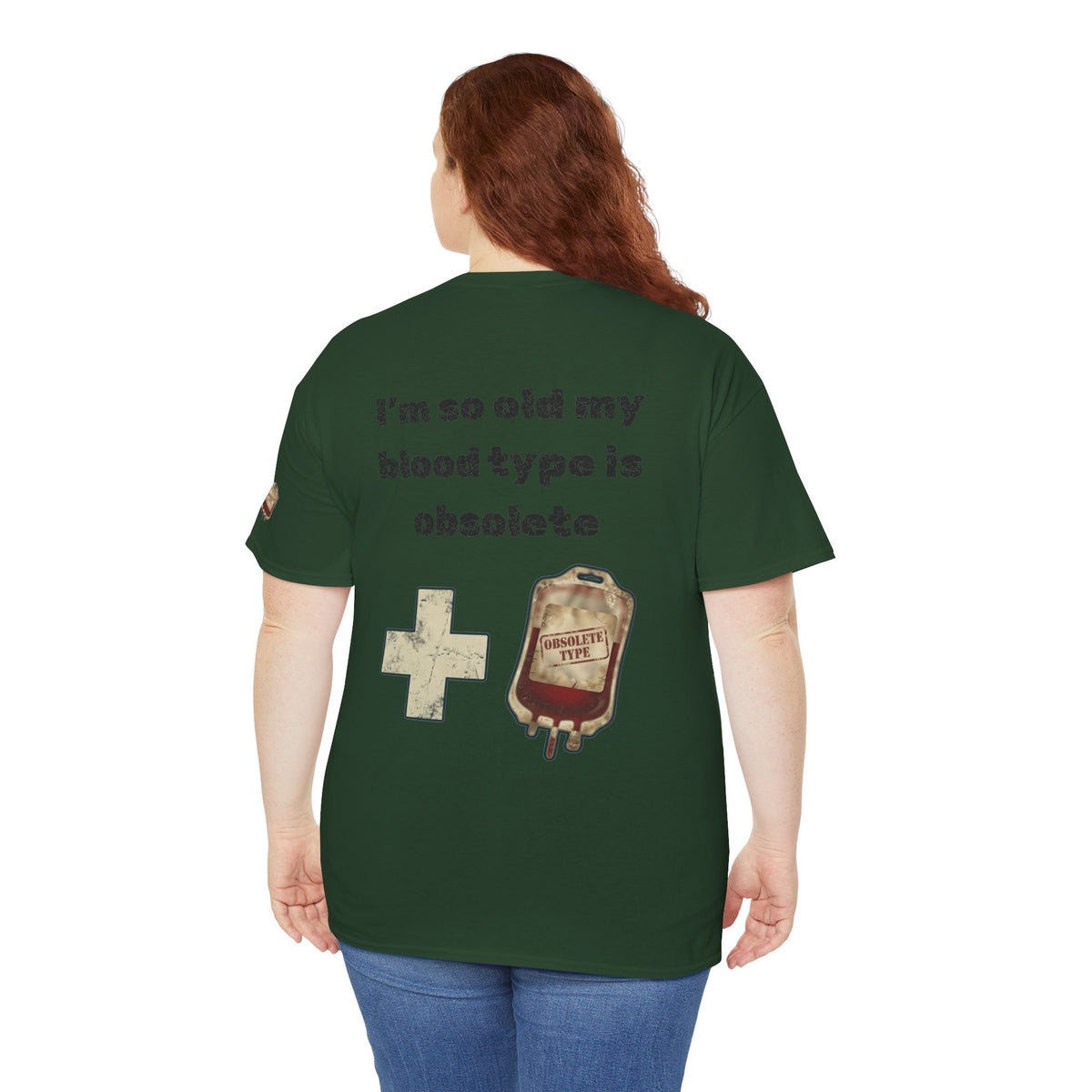 Color: Forest Green | Blood Type Premium Graphic Tee