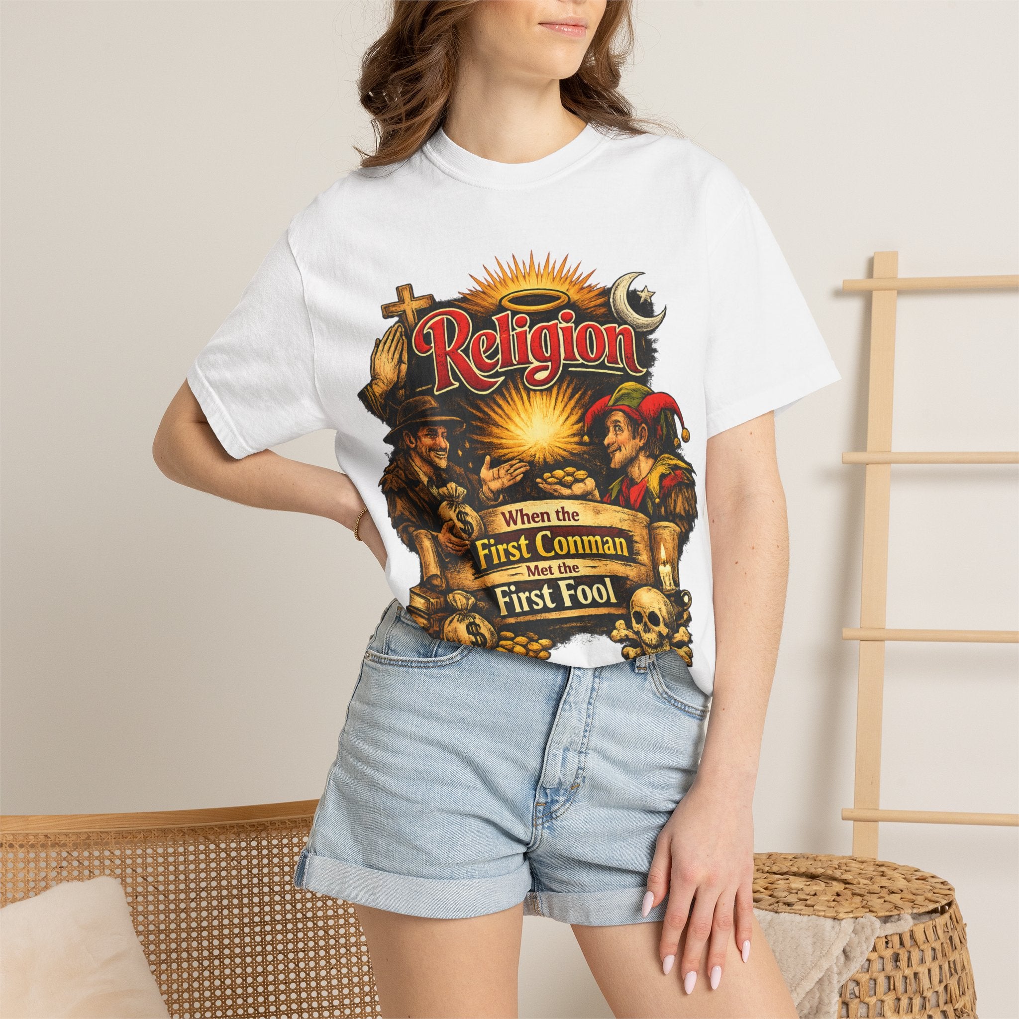 "The Original Transaction" Unisex Garment-Dyed T-shirt