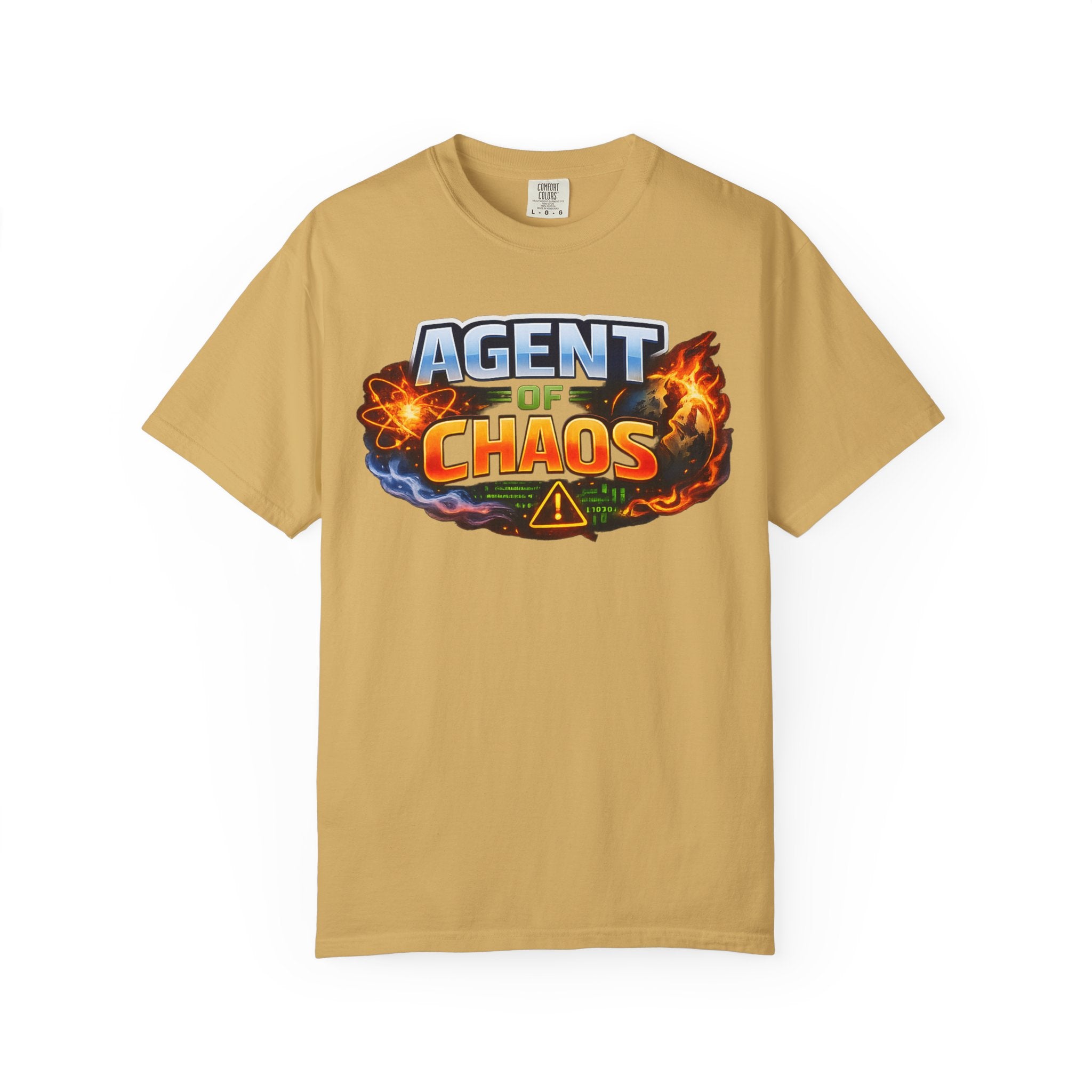 "Agent of Chaos" Unisex Garment-Dyed Tee