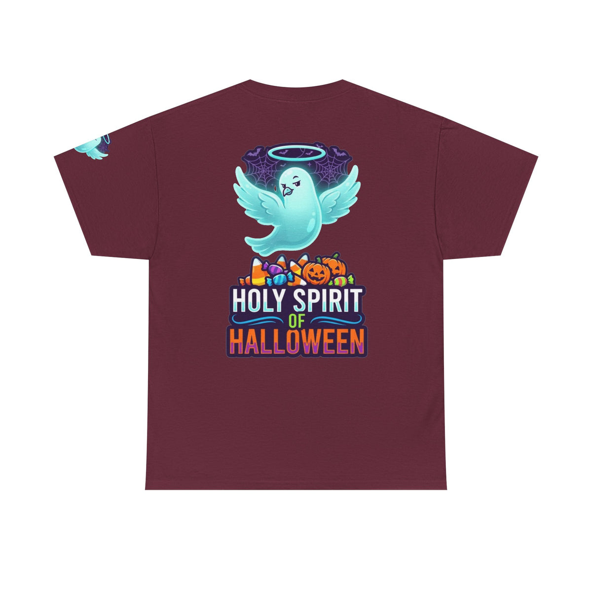 Color: Maroon | Holy Spirit of Halloween Premium Graphic Tee