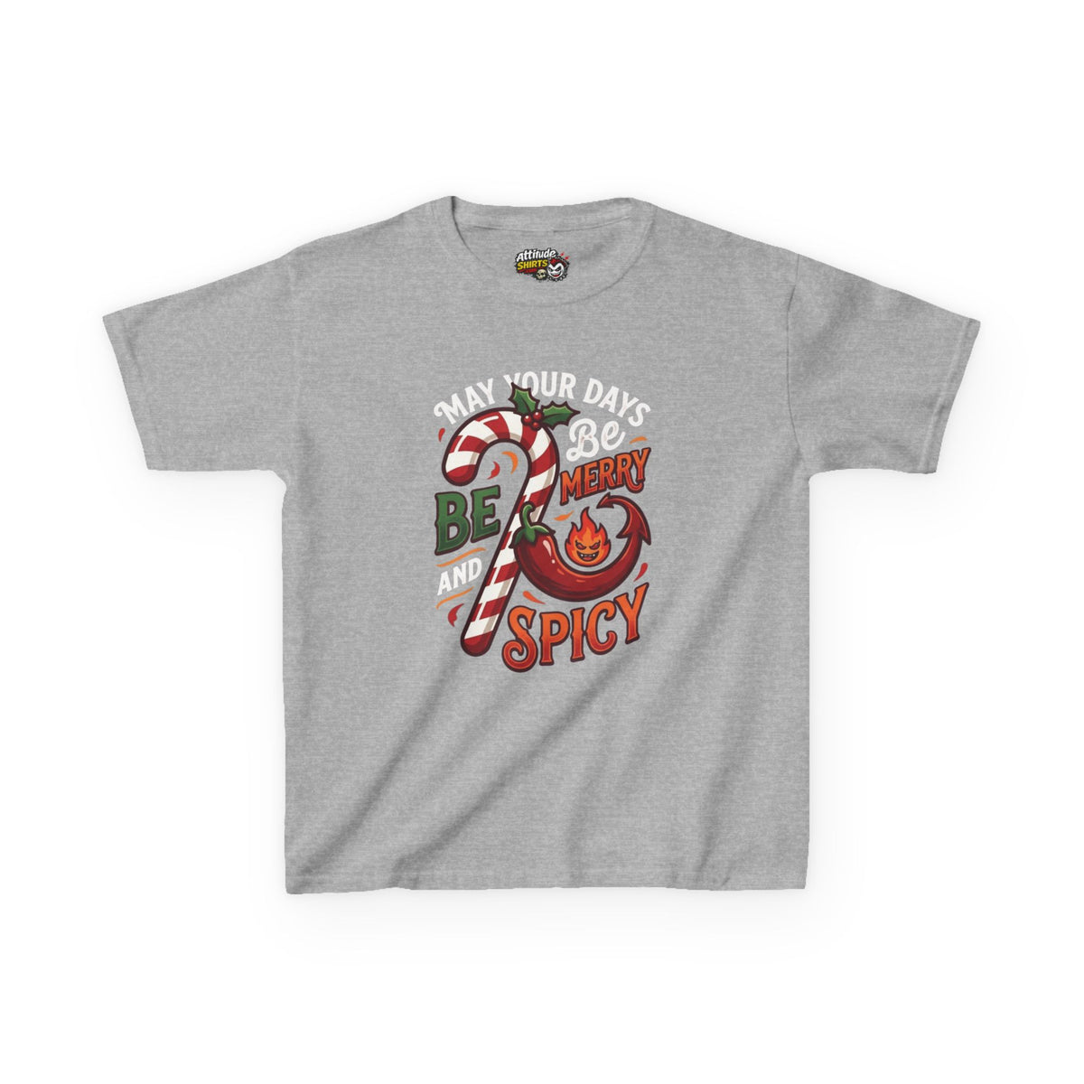 "May Your Days Be Merry and Spicy" Kids Tee