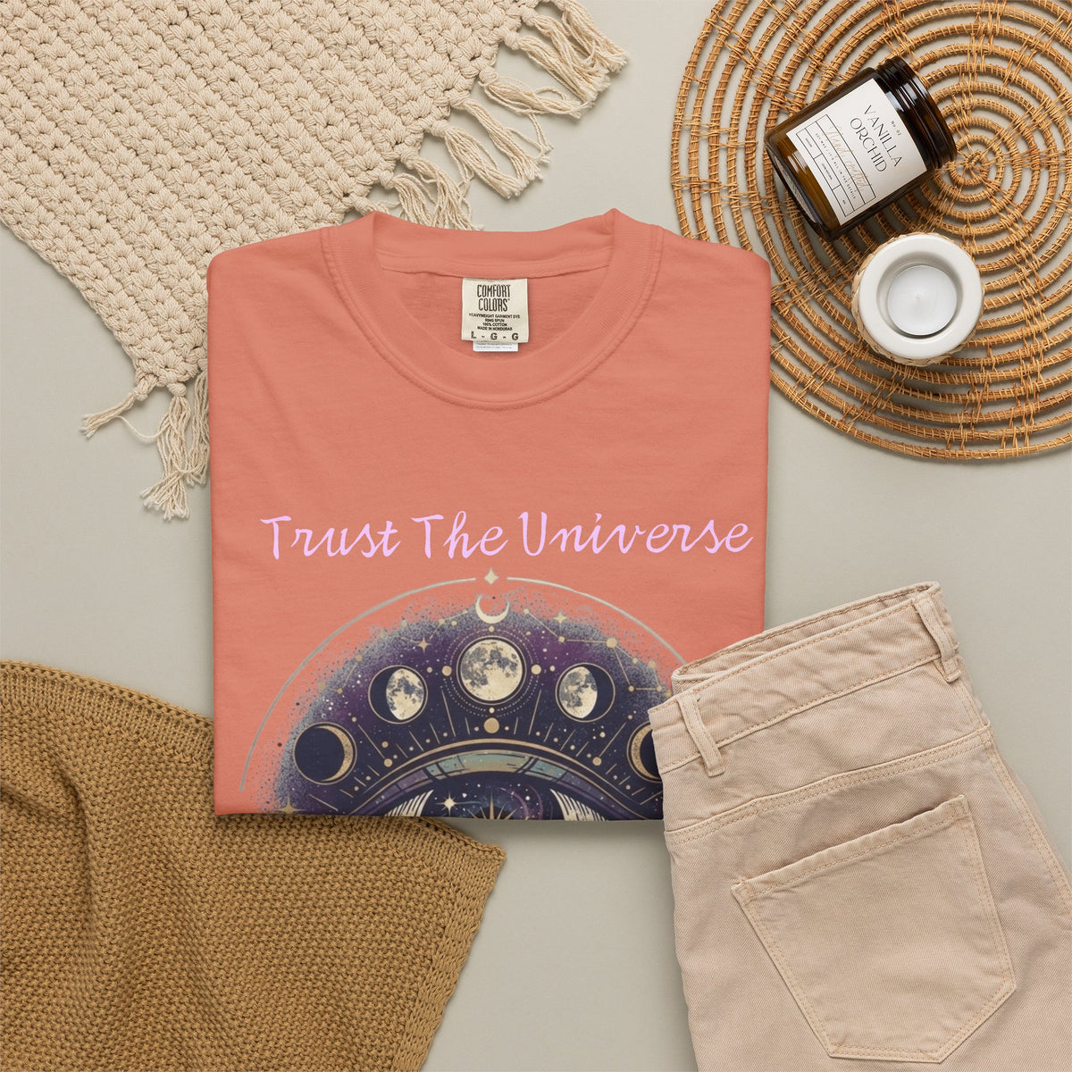 "Trust the Universe" Unisex Garment-Dyed Tee