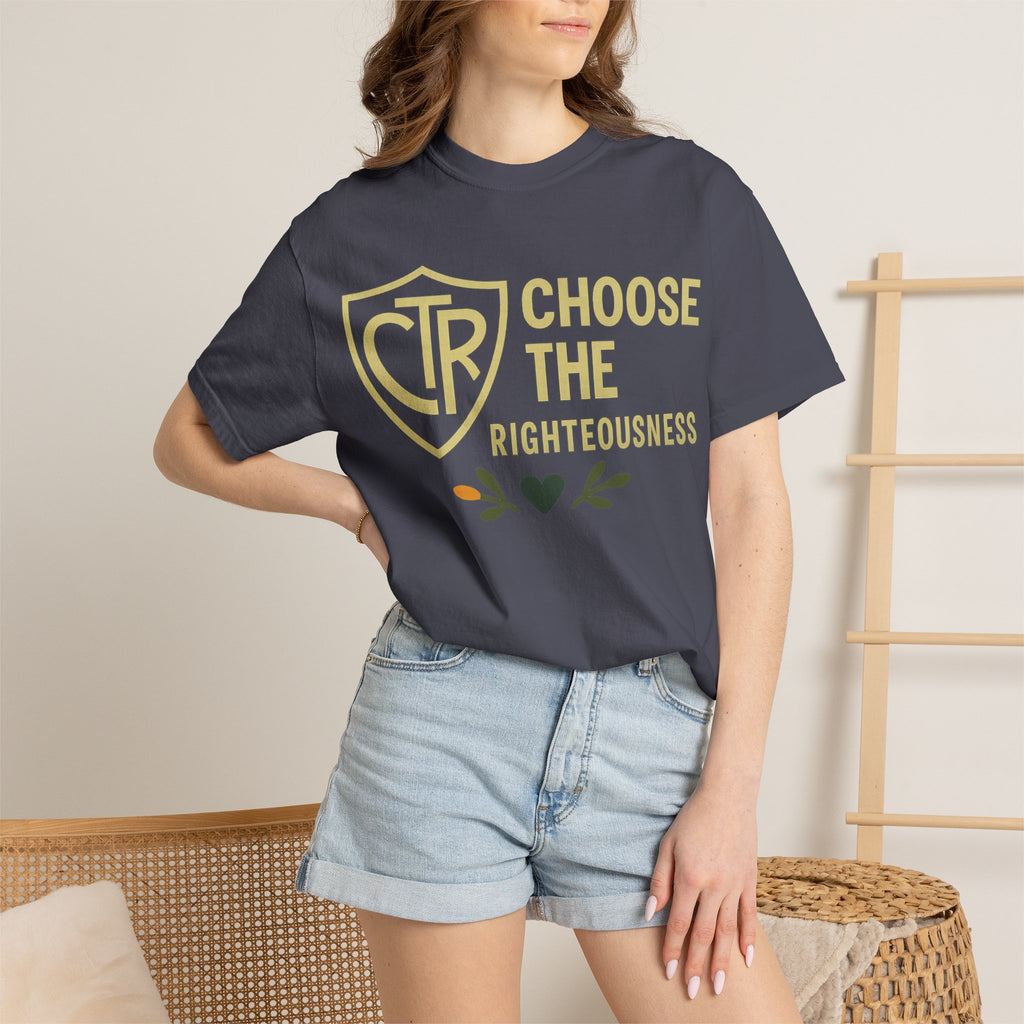 "CTR: Choose the Righteousness" Unisex Garment-Dyed T-shirt