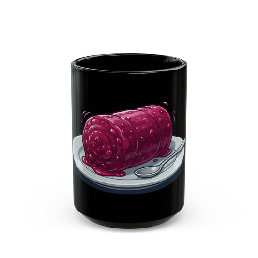 "Yes It's From A Can" Black Ceramic Mug — Graphic