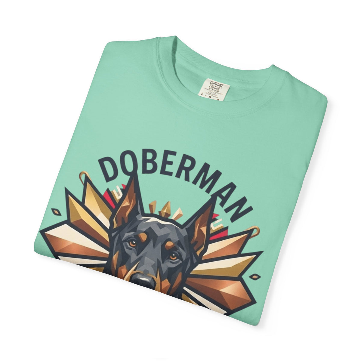 "Doberman Defender" Unisex Garment-Dyed Tee