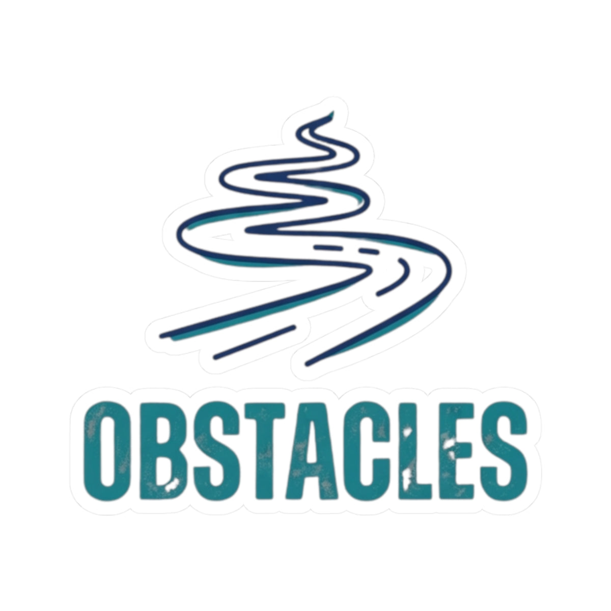 "Life Is The Obstacles" Sticker