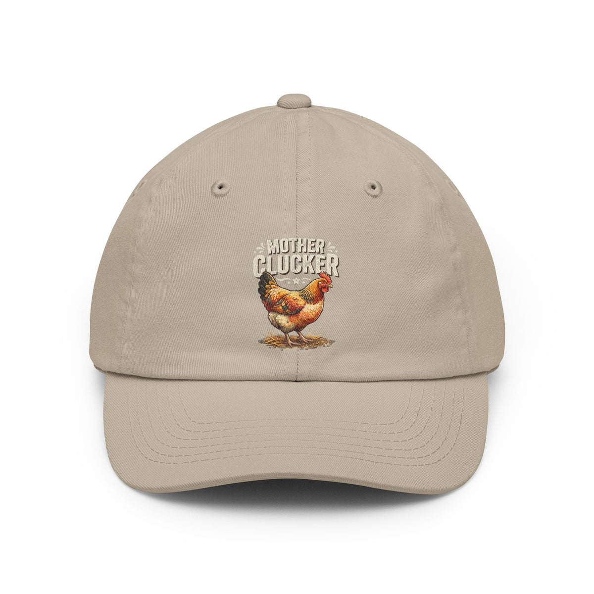 Color: Stone | Mother Clucker Dad Hat