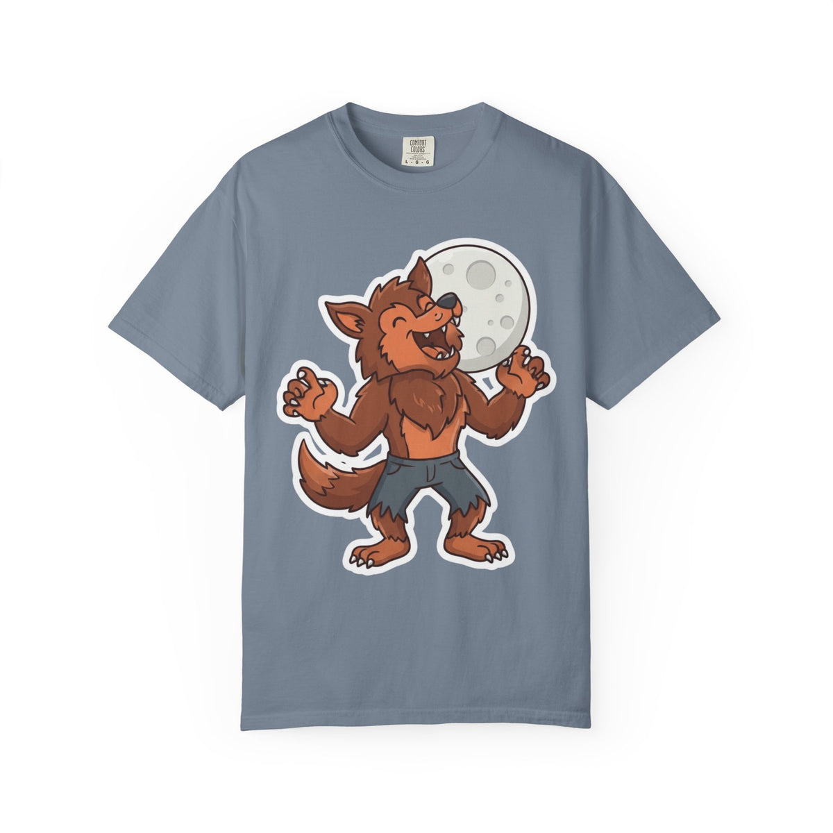Color: Blue Jean | Werewolf Unisex Garment-Dyed Tee