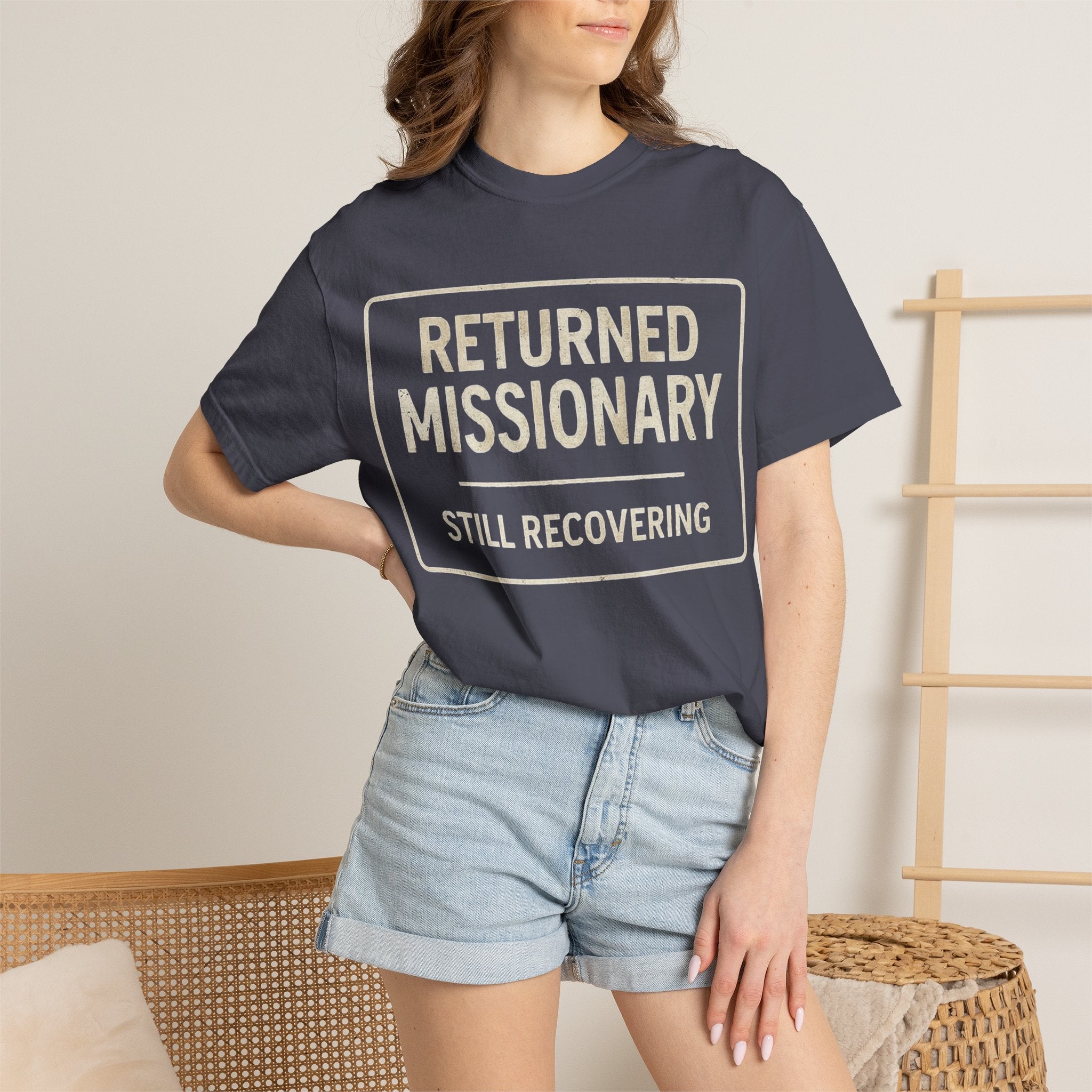 "Returned Missionary (Still Recovering)" Unisex Garment-Dyed T-shirt