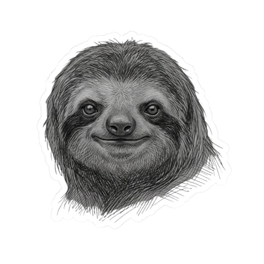 "Pencil Sketch Art Sloth" Sticker
