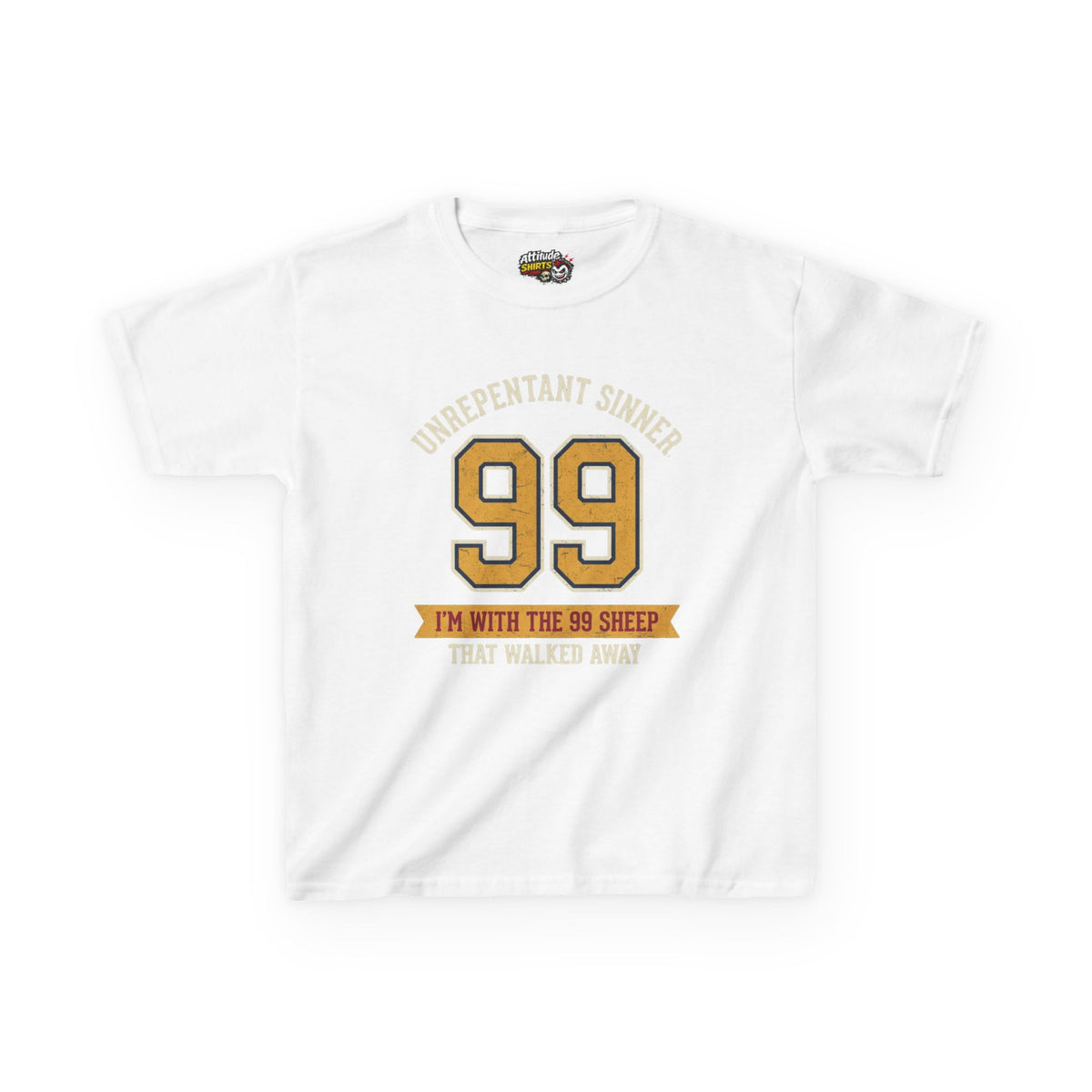 "Good Book Series 99 Unrepentant Sinner" Kids Tee
