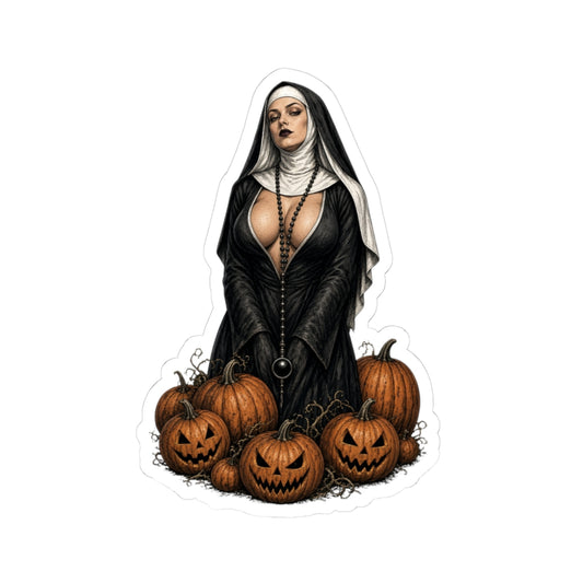 "Halloween Nun" Sticker — Main