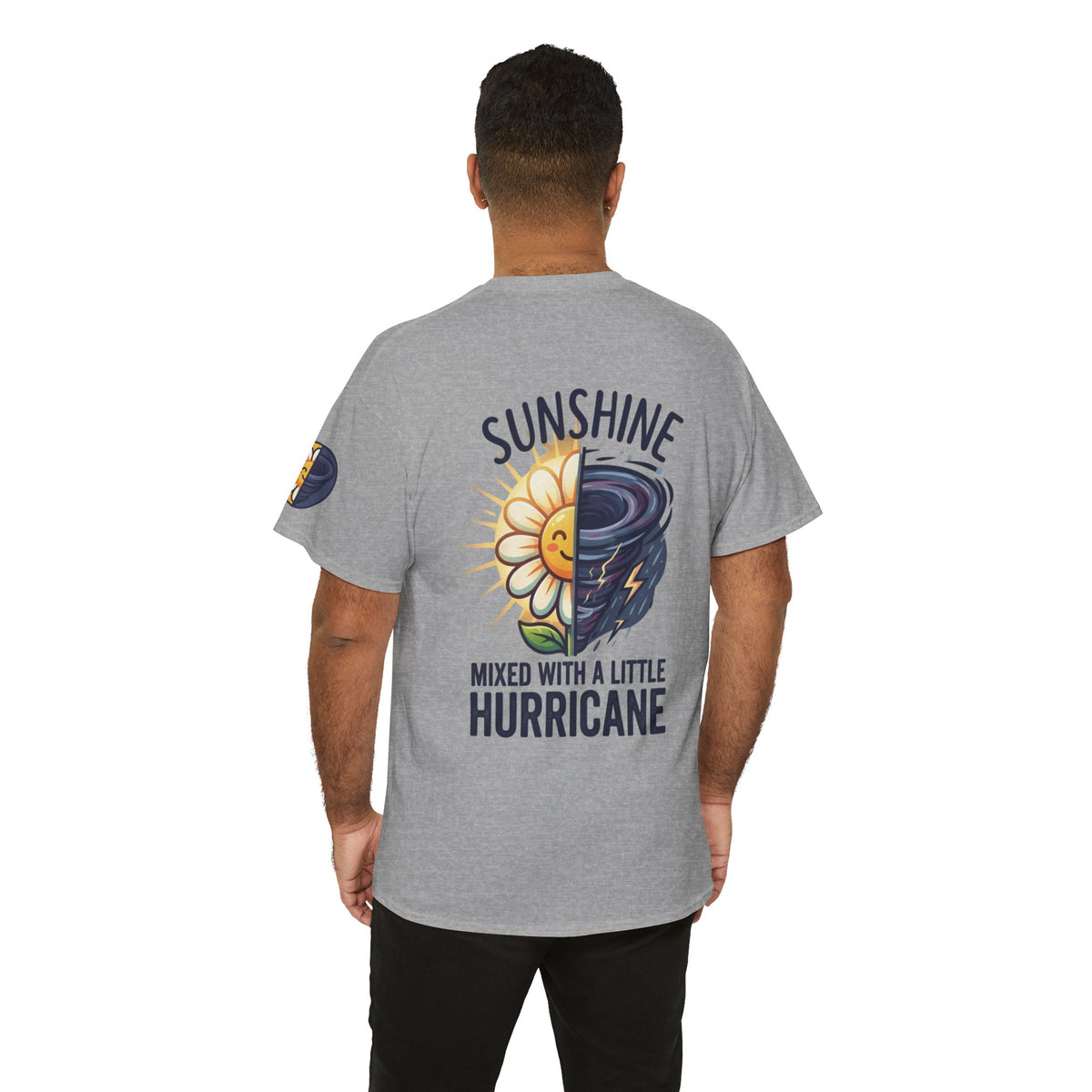 Color: Sport Grey | Sunshine Mixed With A Little Hurricane Premium Graphic Tee