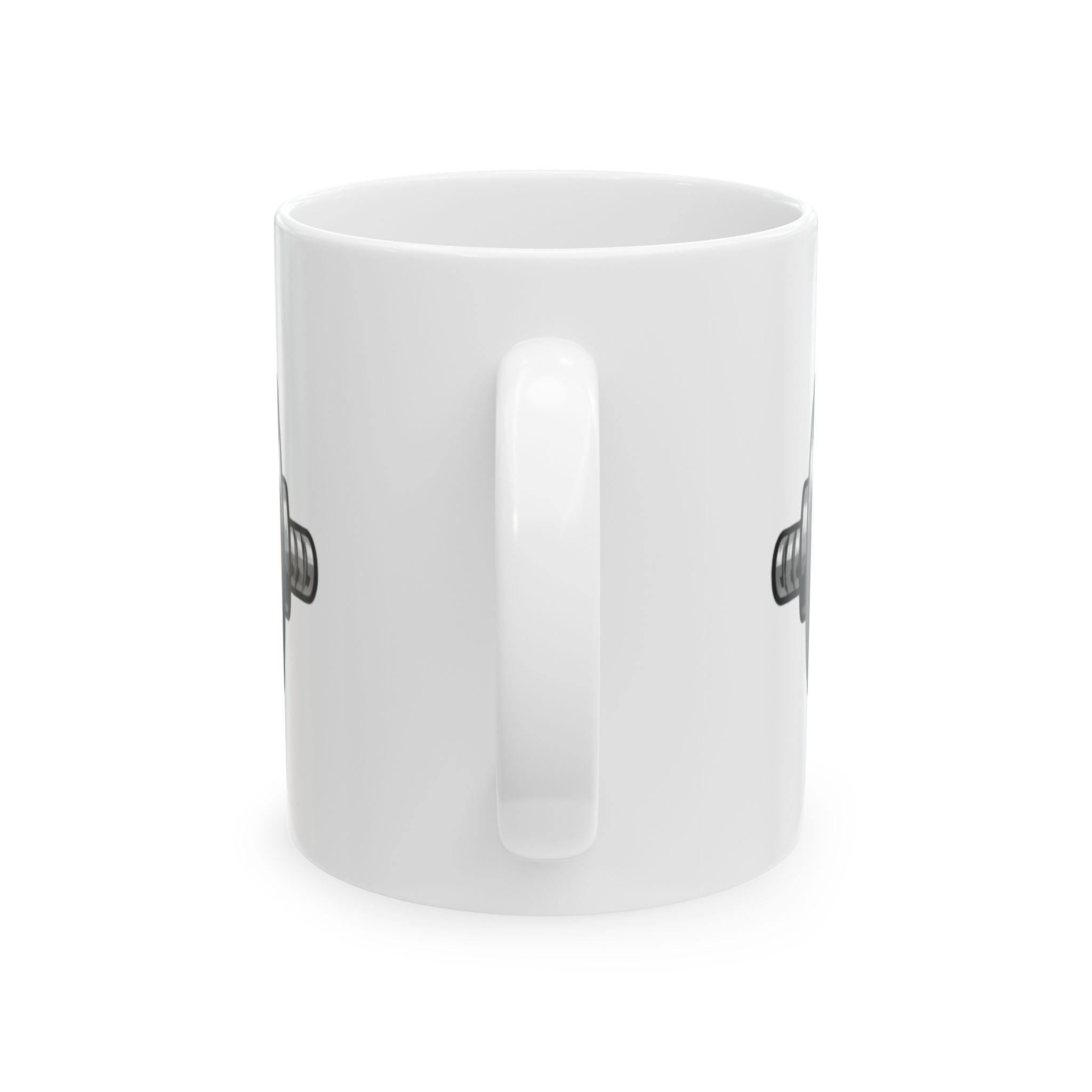 "Make Me Hard" White Ceramic Mug