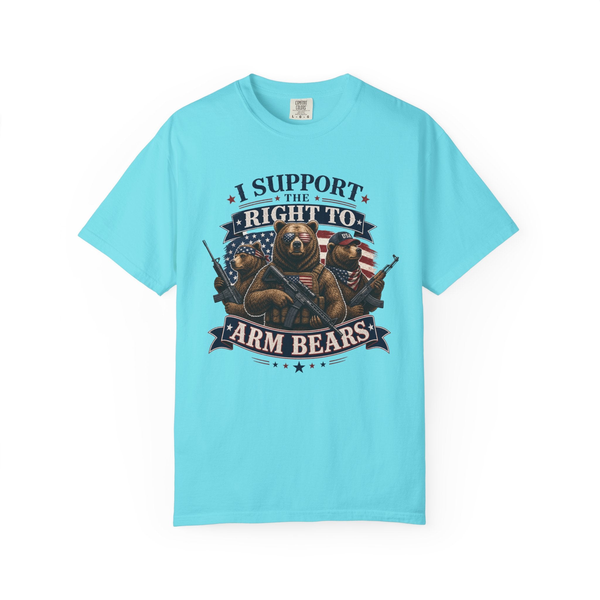 "Armed Bears" Unisex Garment-Dyed Tee