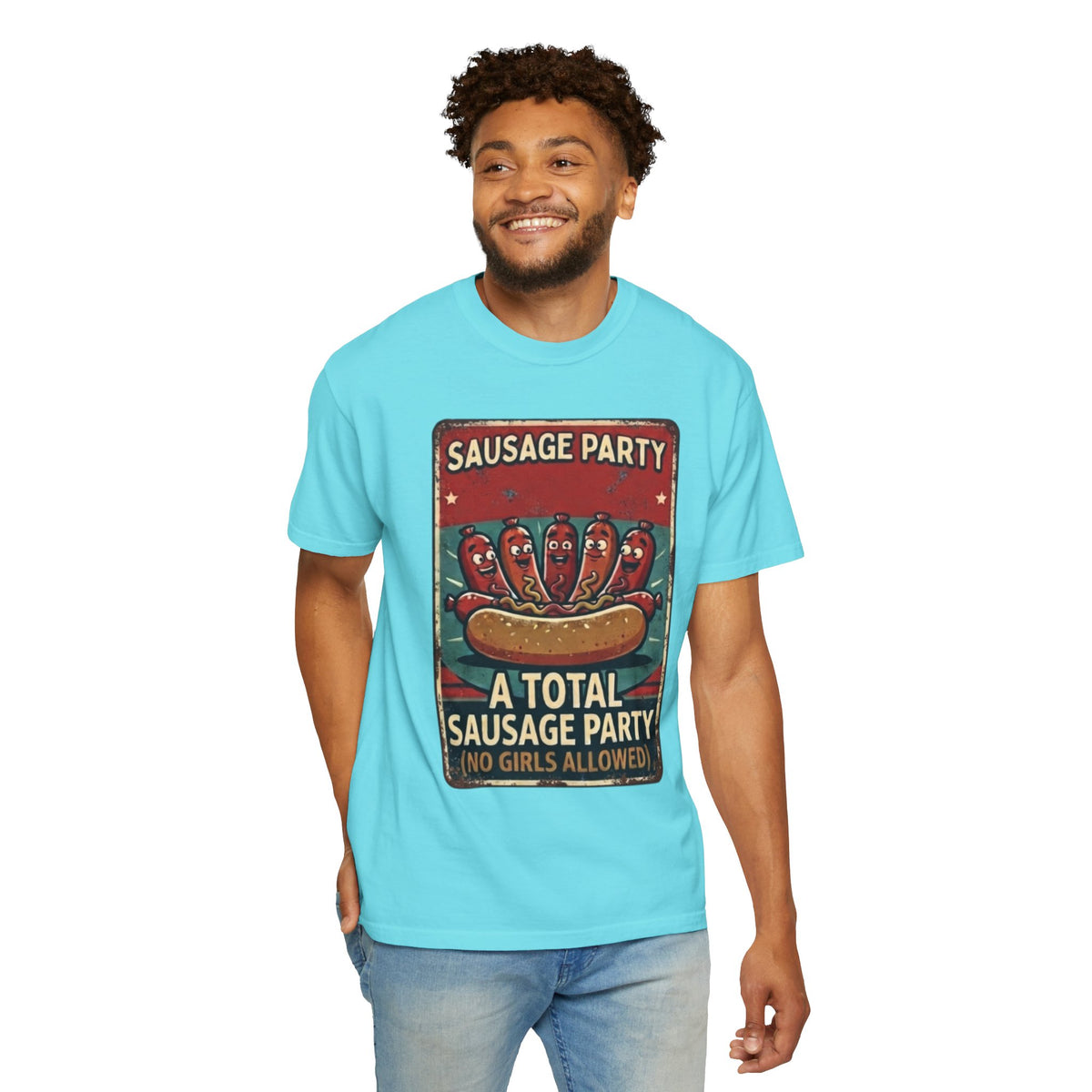 "Sausage Party" Unisex Garment-Dyed Tee