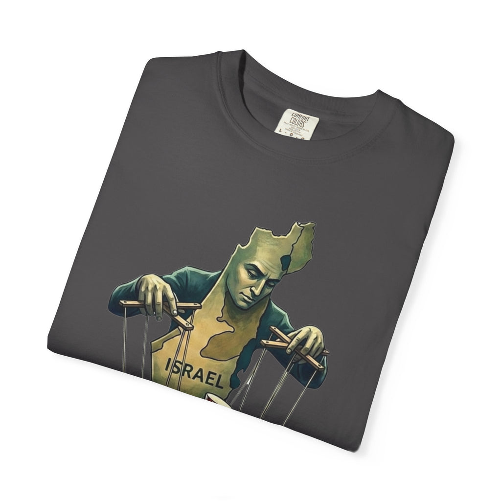 "The Global Puppet Master" Unisex Garment-Dyed T-shirt