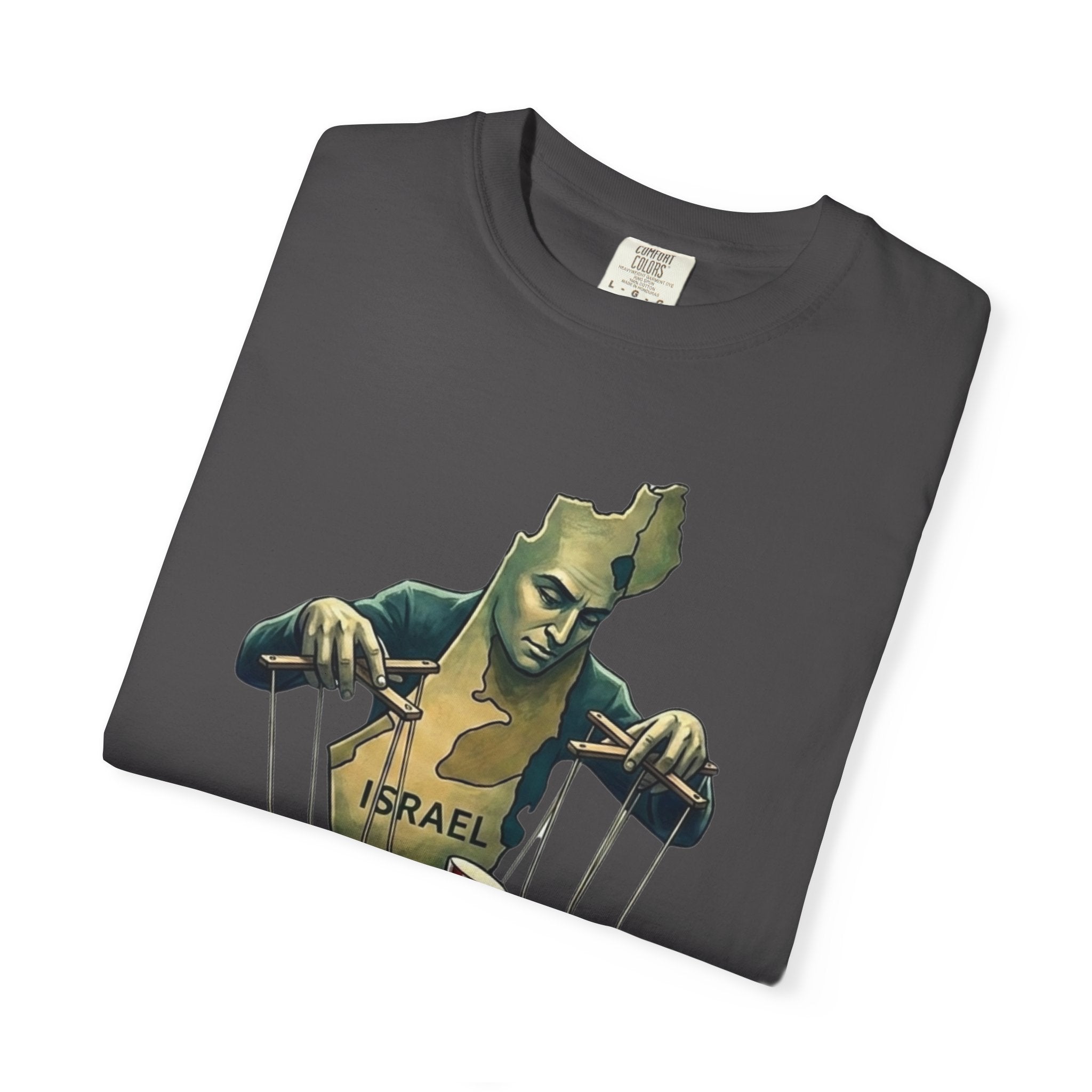 "The Global Puppet Master" Unisex Garment-Dyed T-shirt