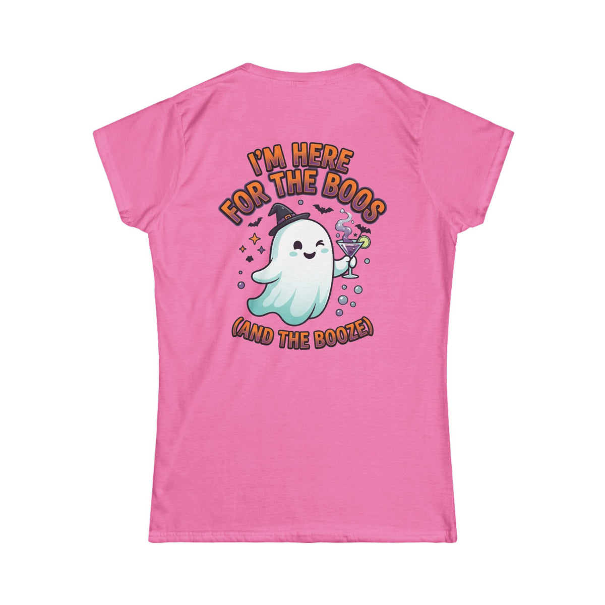 Color: Azalea | I'm Here For The Boos Women's Tee