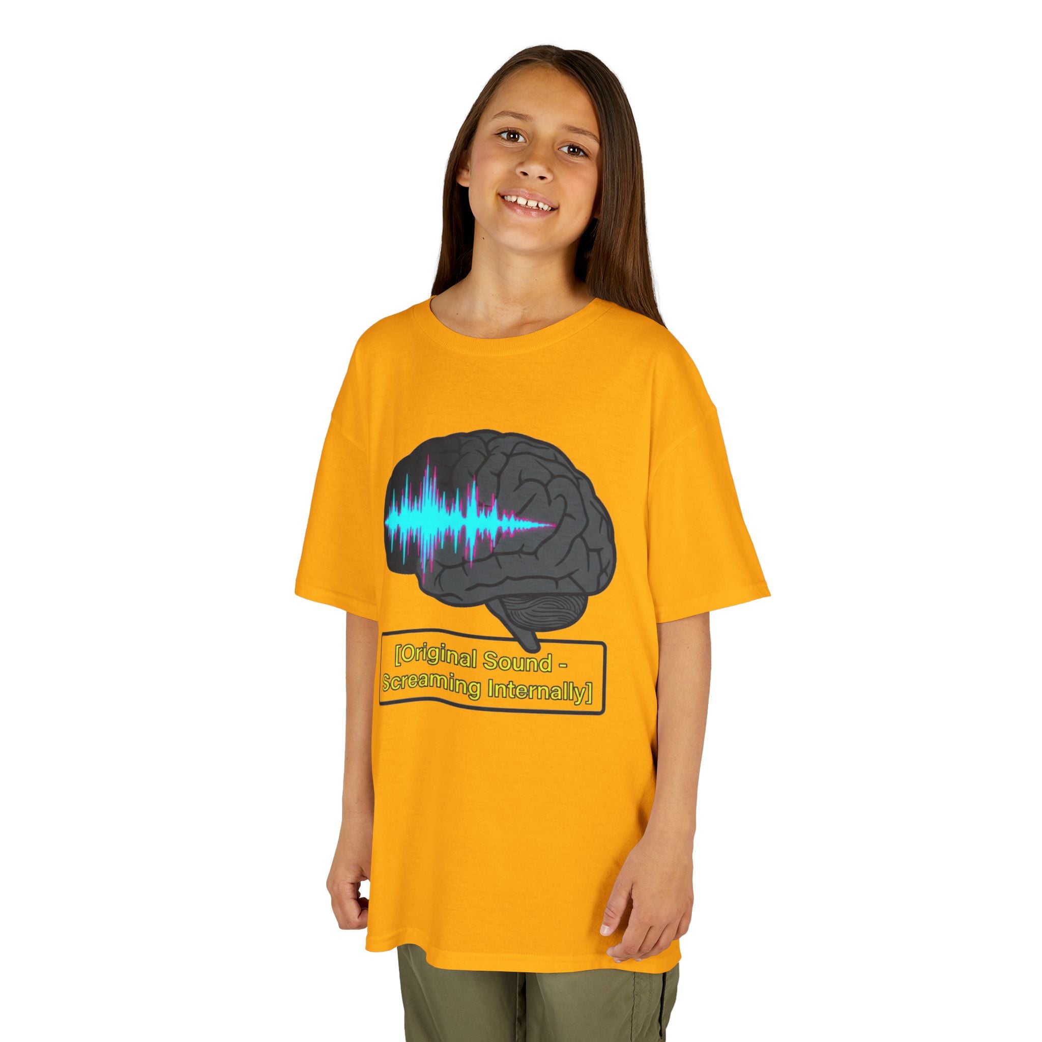"Screaming Internally" Kids Tee